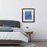The painting Clifford Pier in a bed room.
