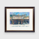 Thian Hock Keng Temple 2010 is an oil painting of the oldest Hokkien temple in Singapore with a contemporary touch.