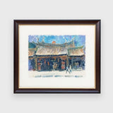 Thian Hock Keng Temple 2010 is an oil painting of the oldest Hokkien temple in Singapore with a contemporary touch.